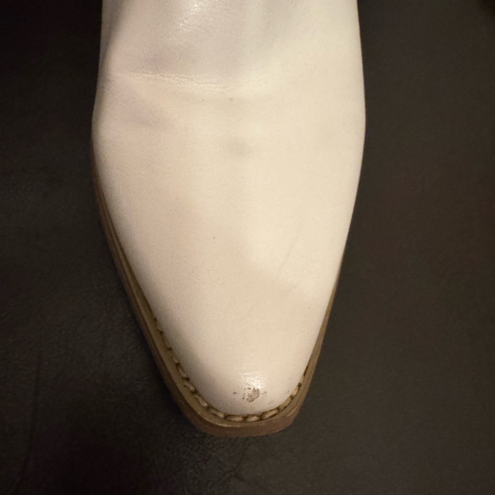 Dream Pairs White Heeled Western Boots - Picture 6 of 11